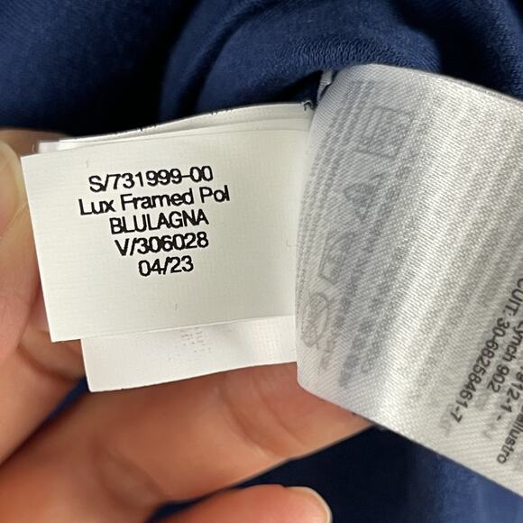 Banana Republic Luxury Touch Shirt Mens XL Blue Button Up Cotton Soft Preppy NEW - Picture 7 of 12